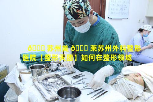 💐 苏州美 🐒 莱苏州外科整形医院【整形天团】如何在整形领域脱颖而出